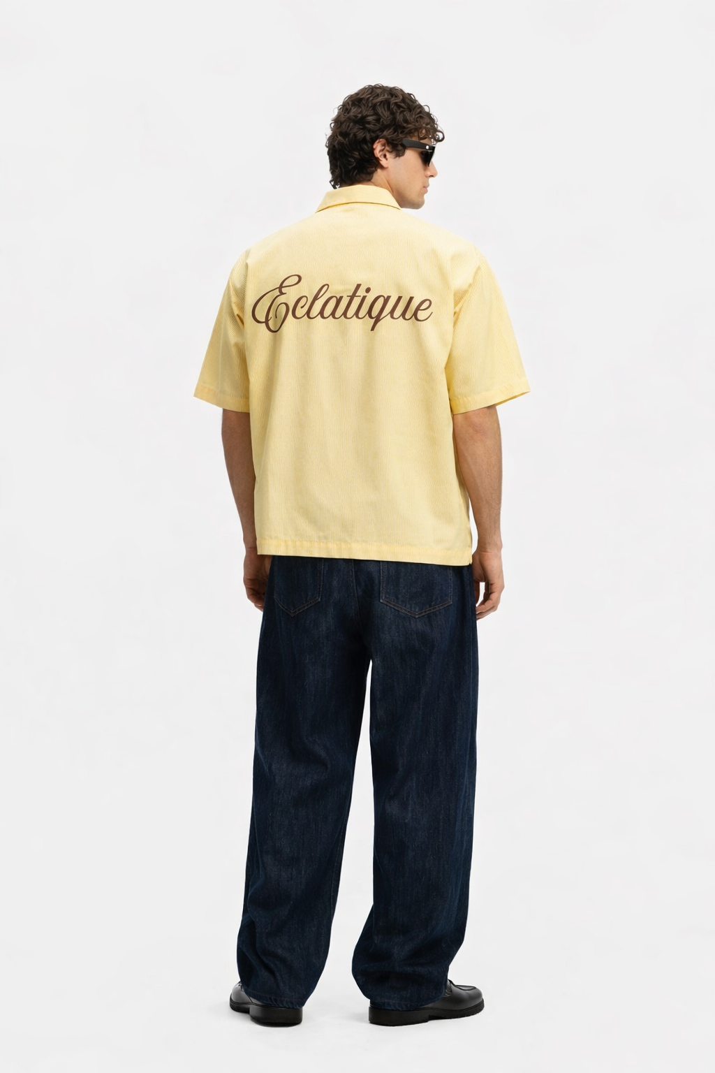 Butter Yellow Full-Zip Shirt view 3